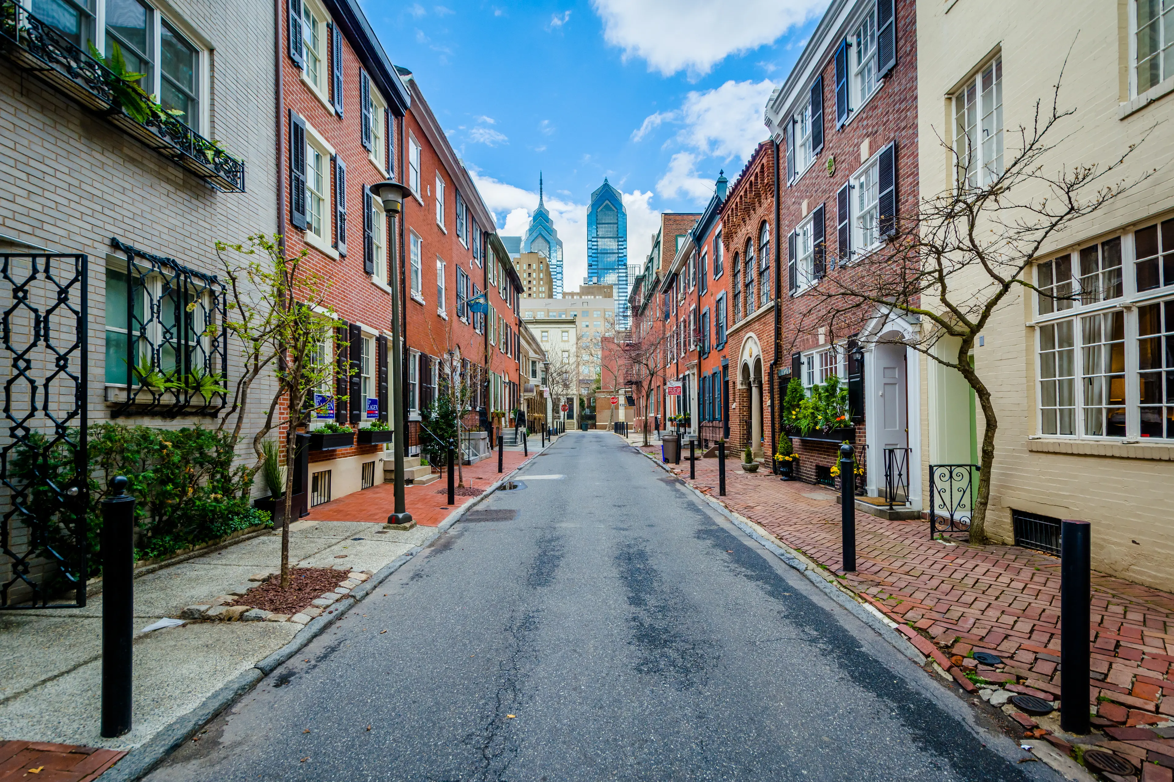 Row houses in Center City