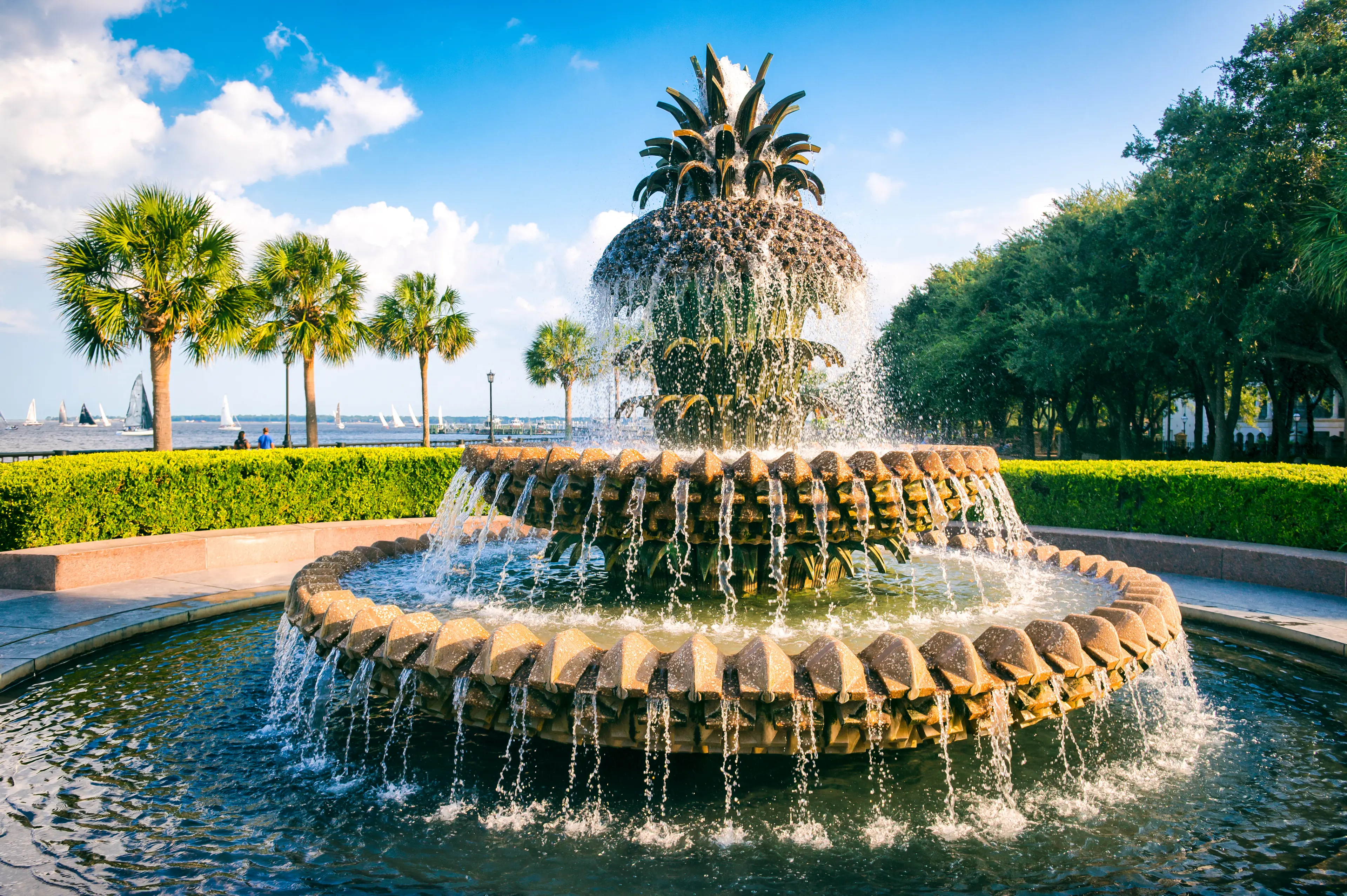 Pineapple fountain Pineapple fountain