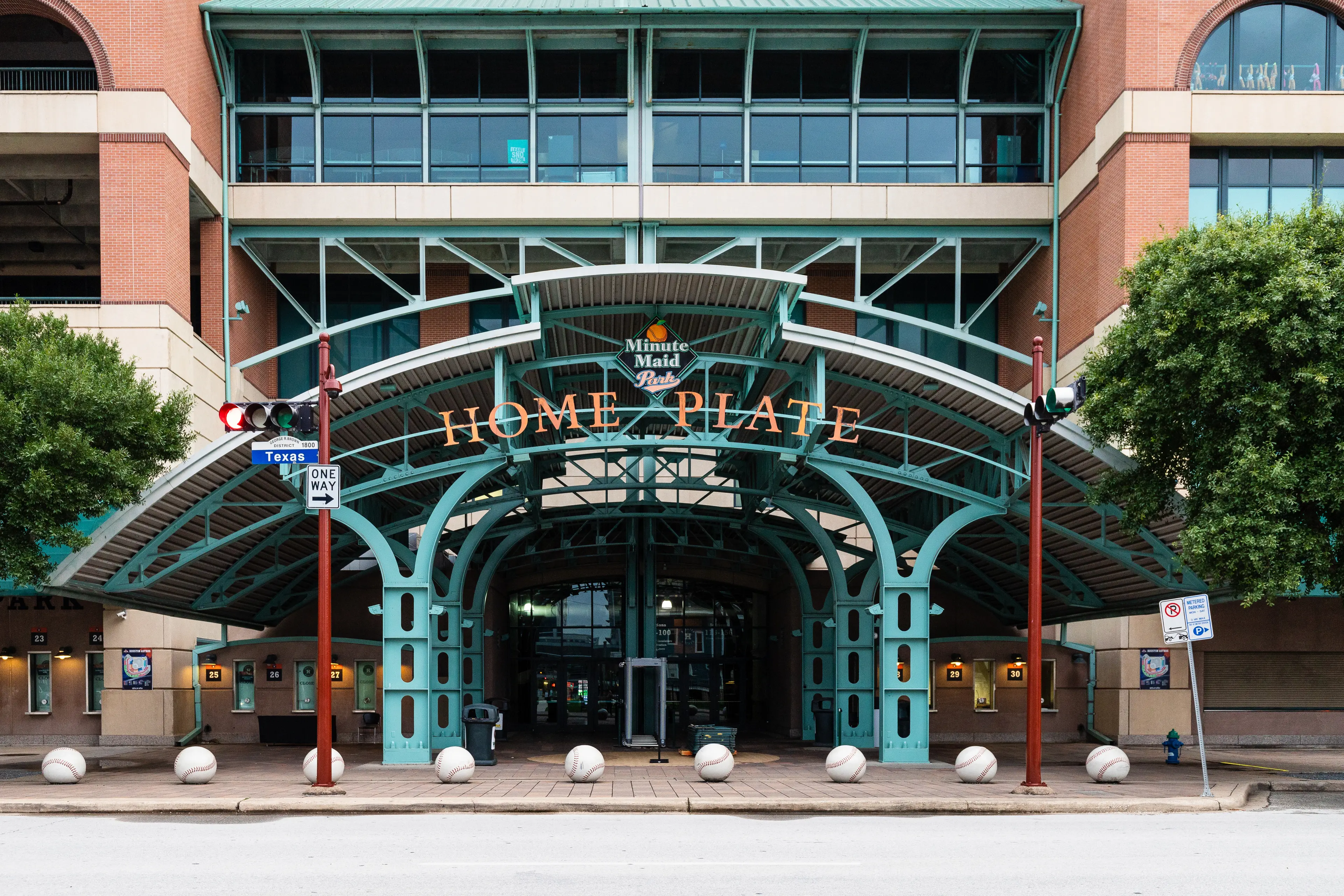 Entrance to the Minute Maid Stadium Entrance to the Minute Maid Stadium