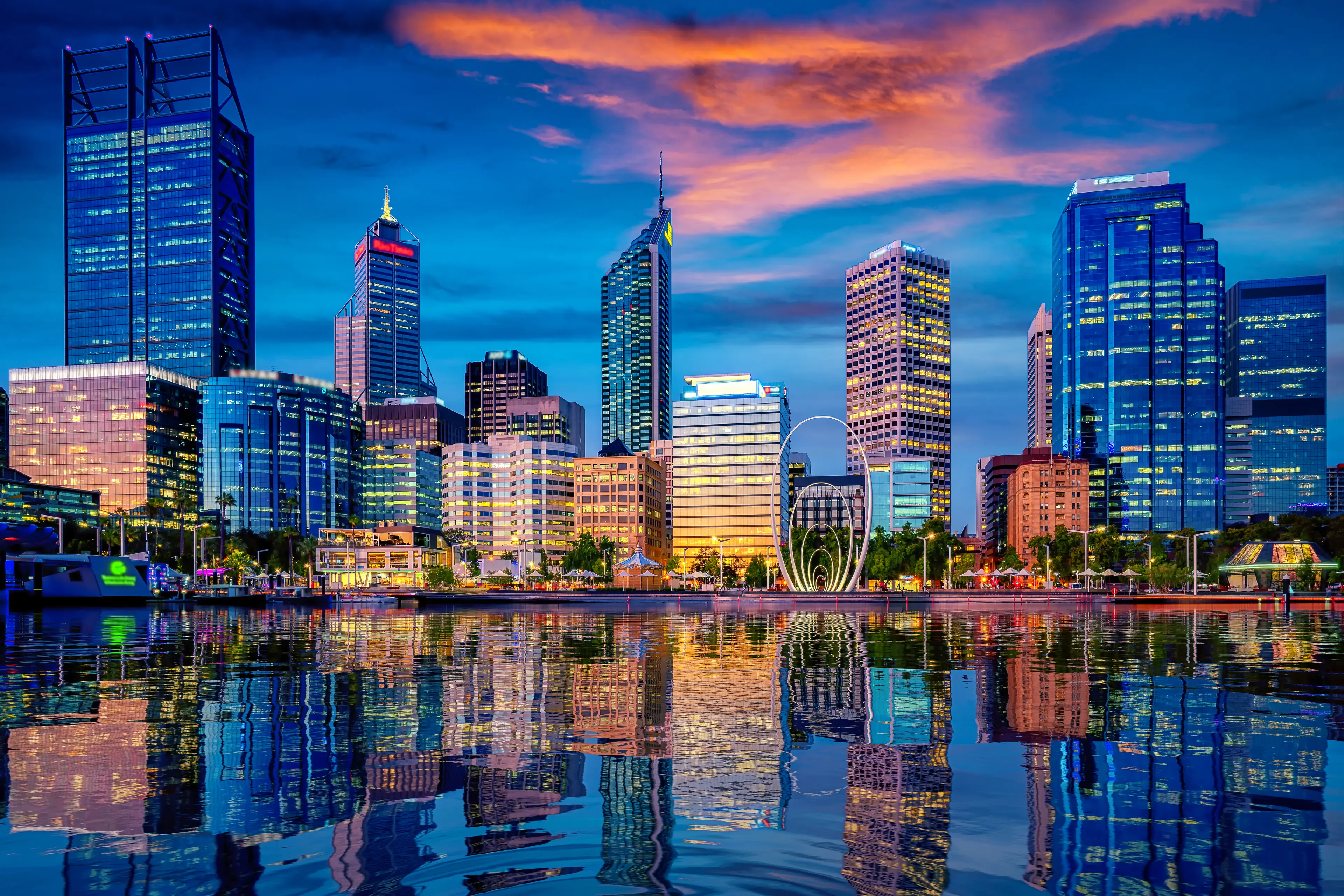 Sunset in Perth Sunset in Perth