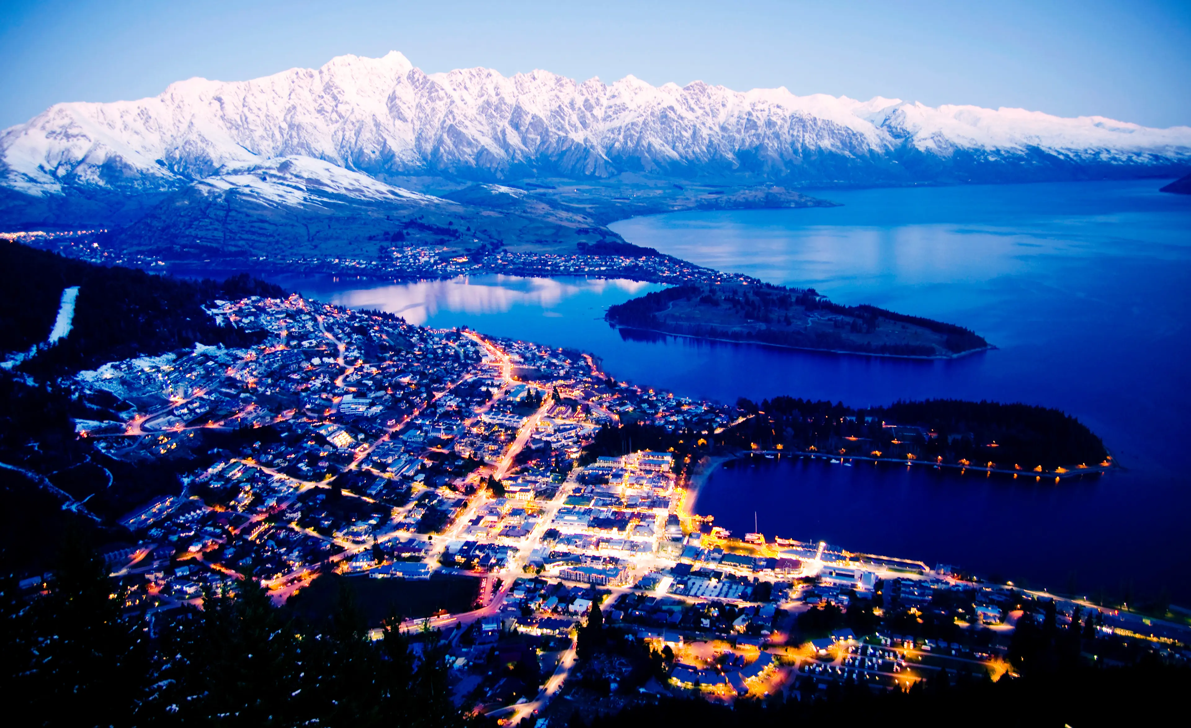 Mountain cityscape Mountain cityscape