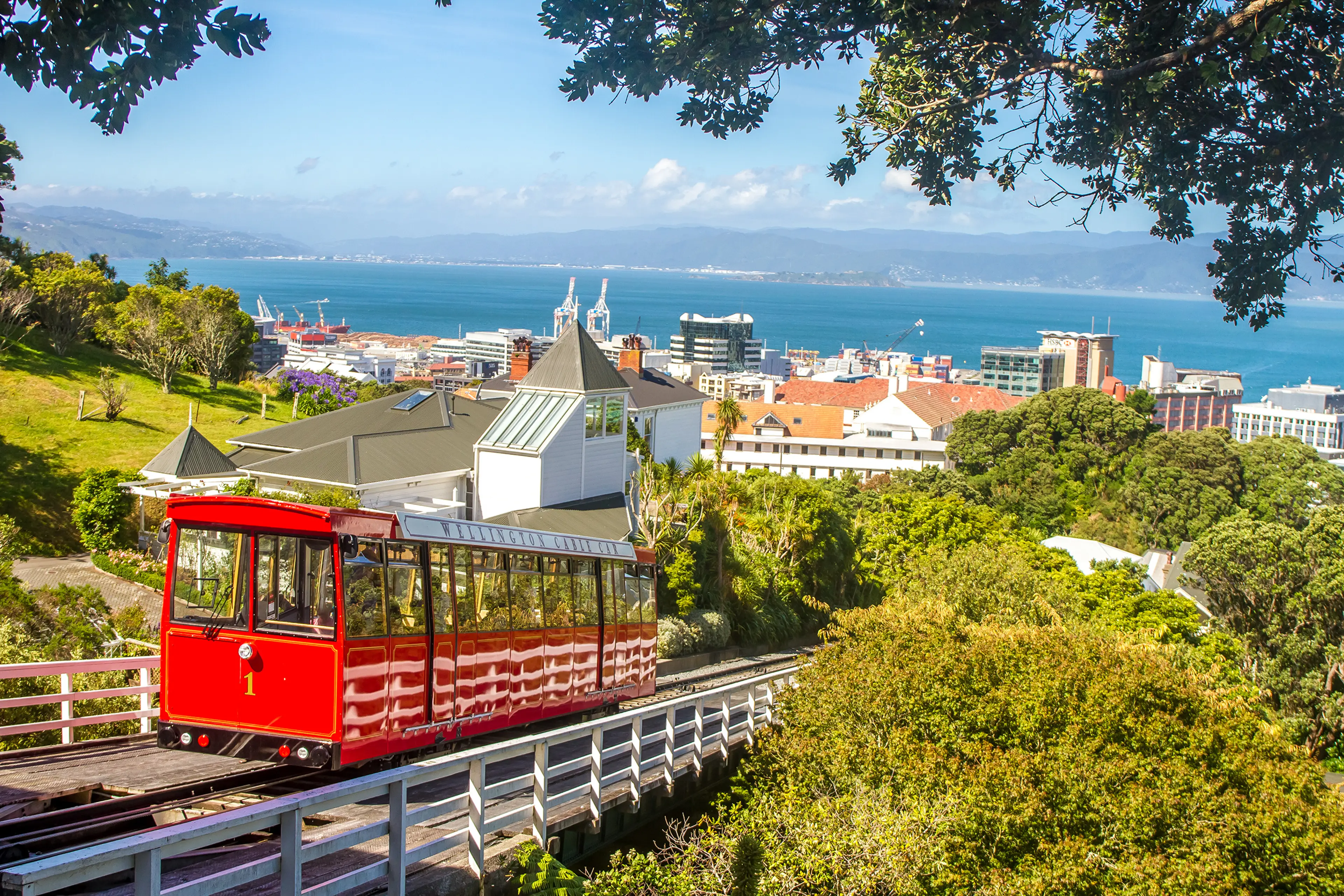 The famous Wellington cable car The famous Wellington cable car